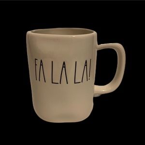 Rae Dunn Artisan Fa La La! Coffee Holiday Mug